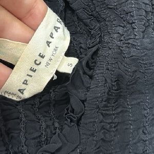 Black long sleeve top