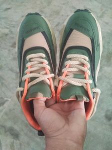 Stylish Green Sneakers