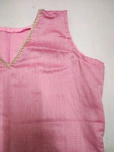 Pink Short Kurti