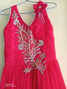 Beautiful Gown/4 Layered Gown/Attractive Gown/New One Piece/Ethnic Dress/Party Wear Dress With Inner Wear