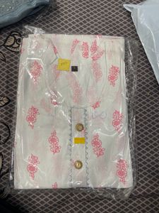 Premium Cotton White Kurta