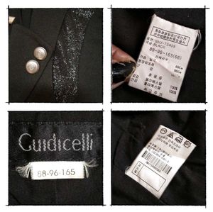 Korean black fancy short blazer for girls/women