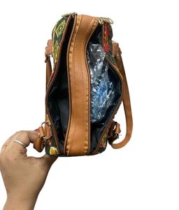 Patchwork Handbag with Handles