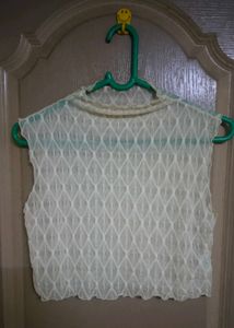 Sheer Sleeveless Top