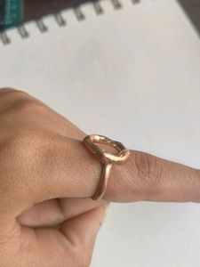 Unique Bronze rose -Tone Statement Ring