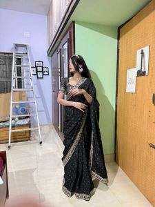 Black Saree with blouse