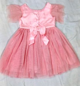 Pretty Pink Party Dress For Baby Girl