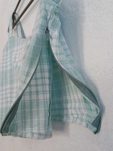 Cute Plaid cami crop top for women