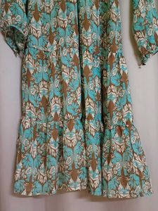 Boho Print Dress 🤎