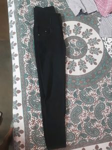Black high Waist Skinny Fit Jeans For women