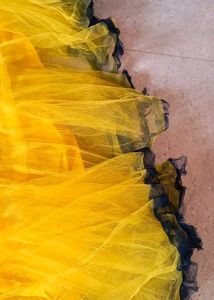 Yellow 💛 Net Frock