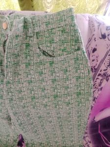 Urbanic Green Flared denim