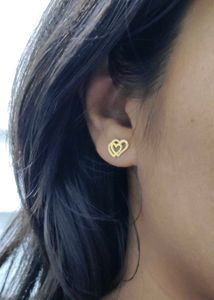 Heart Stud Earrings