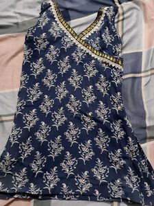 Blue Printed Top
