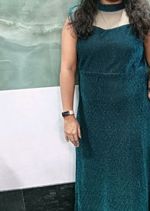 Green Glitter Dress