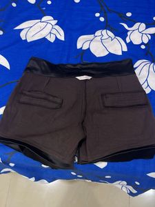 Hot Satin Pleated Party Shorts