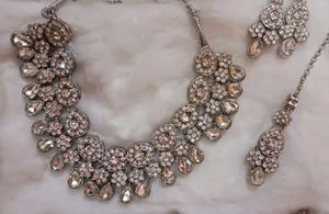 Silver Necklace Set
