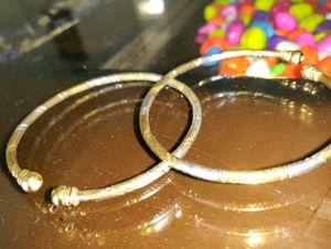 Elegant Dual -Tone Bangles