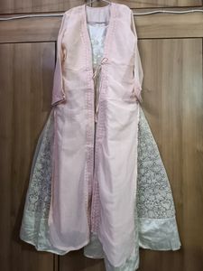 Ethnic Gown With Shrug