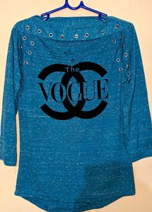 Women Solid Regular Sea Green Top