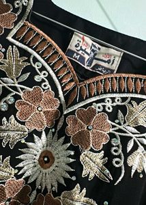 Elegant Embroidered Abaya