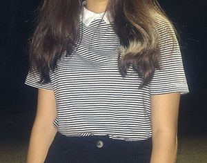 Striped T-Shirt with Collar