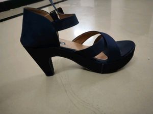 Blue High Heels