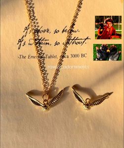 Harry Potter Golden Snitch Necklace