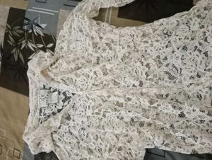 Vintage Lace Top - Size Medium