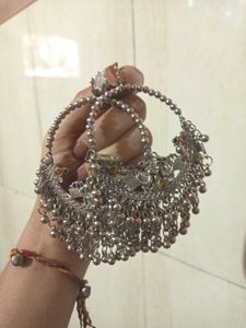 Boho Silver Hoop Earrings