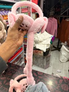 Cute CHU-CHU sound headphones for winter