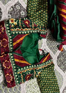 Patola printed ghaghra with blouse