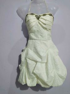 WHITE RUCHED SWEETHEART MINI DRESS