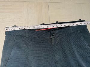 Straight Fit Dark Gray Dress Pants