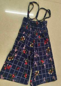 Cute Floral Overalls Pants For Baby Girls