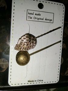 Gold Leaf Hair Pins