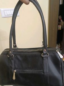 Classic Black Shoulder Bag