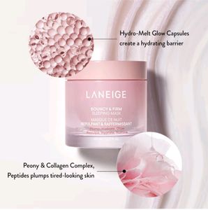 Combo Laneige Bouncy &amp; Firm Sleeping Mask