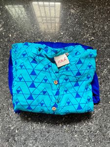 Blue Kurti Set