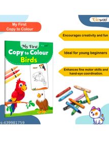 My First Copy to Colour Birds