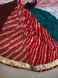 Colorful Patchwork Lehenga Skirt