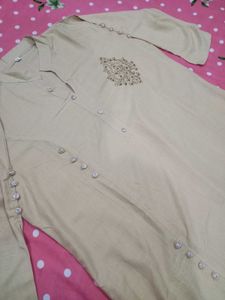 Elegant Beige Kurta