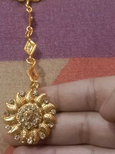 Ornate Gold Indian Bridal Jewelry Set