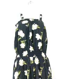 Black Floral Printed Jumpsuit (Women)