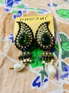 Red And Green Earrings