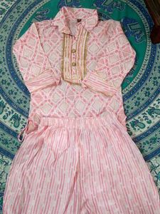 Pink Full Set Kurta