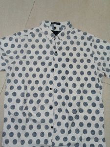 Stylish Soft Stretchable Full Sleve White  Shirt