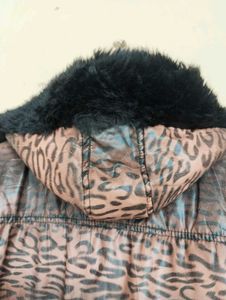 Faux Fur Hooded Puffer Jacket