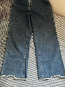 Wide Leg Denim Jeans