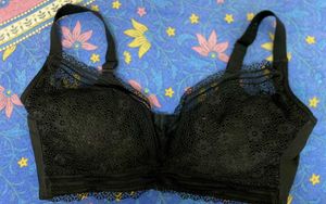 Black Lace Bra